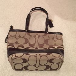Authentic Coach purse Signature Collection