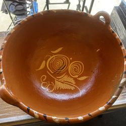 Casuela extra grande de barro