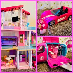 Barbie dream house And MORE