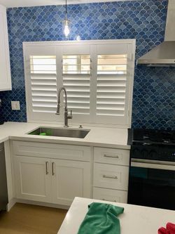 Window Shutters, Sliding Door Shutters, French Door Shutters, Closet Shutters. Persianas de Madera. Servicing  All Southern California. 951-573-2560