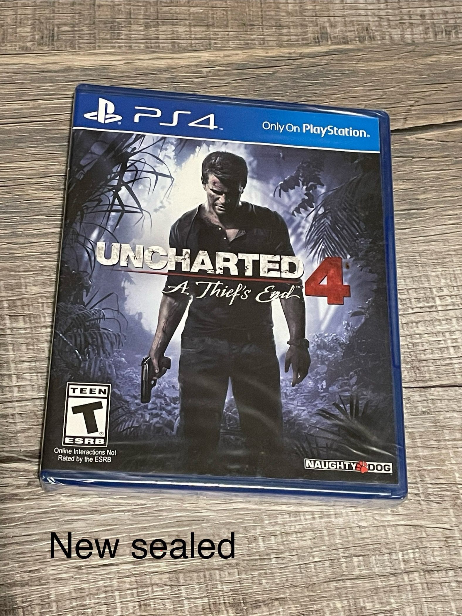 Playstation 4 ps4 games UNCHARTED 4 new sealed