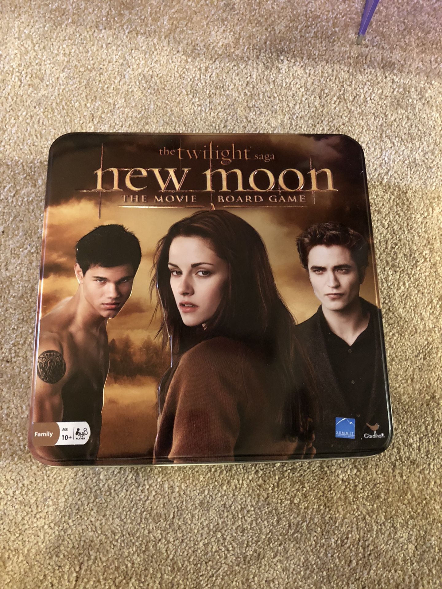 Twilight New Moon Board Game family saga collectors set the movie