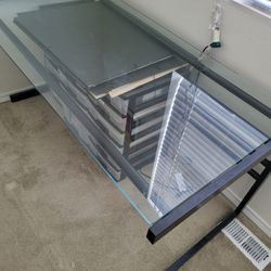 Computer Desk Temper Glass 30"X59"