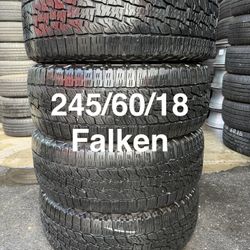 245/60/18 (4) Falken Wildpeak A/T Trail