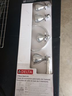 3 Pc Bathroom Kit/ Chrome