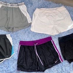 Women's Size Medium Shorts. Brands included in bundle: Under Armor, Nike .