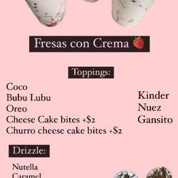 Fresas Con Crema 🍓🩷🩷