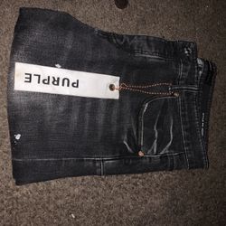 Purple jeans, authentic