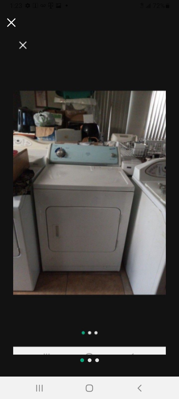 Crosley Gas Dryer 