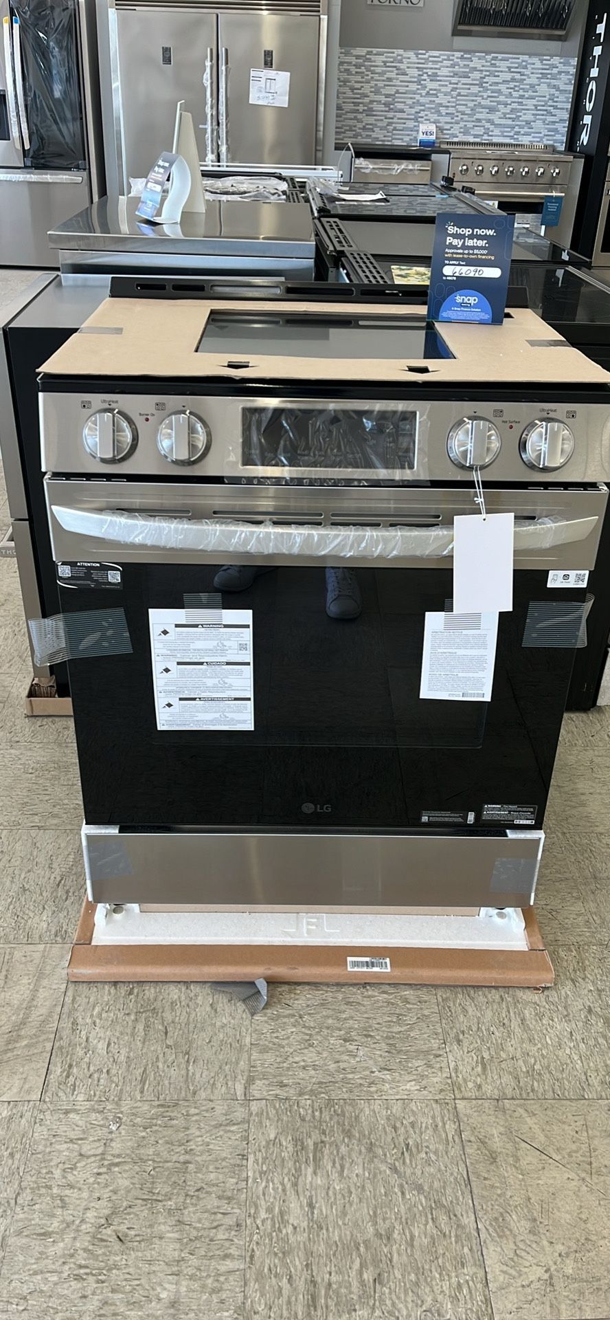 New LG Slide-In Electric Range - Financing Available
