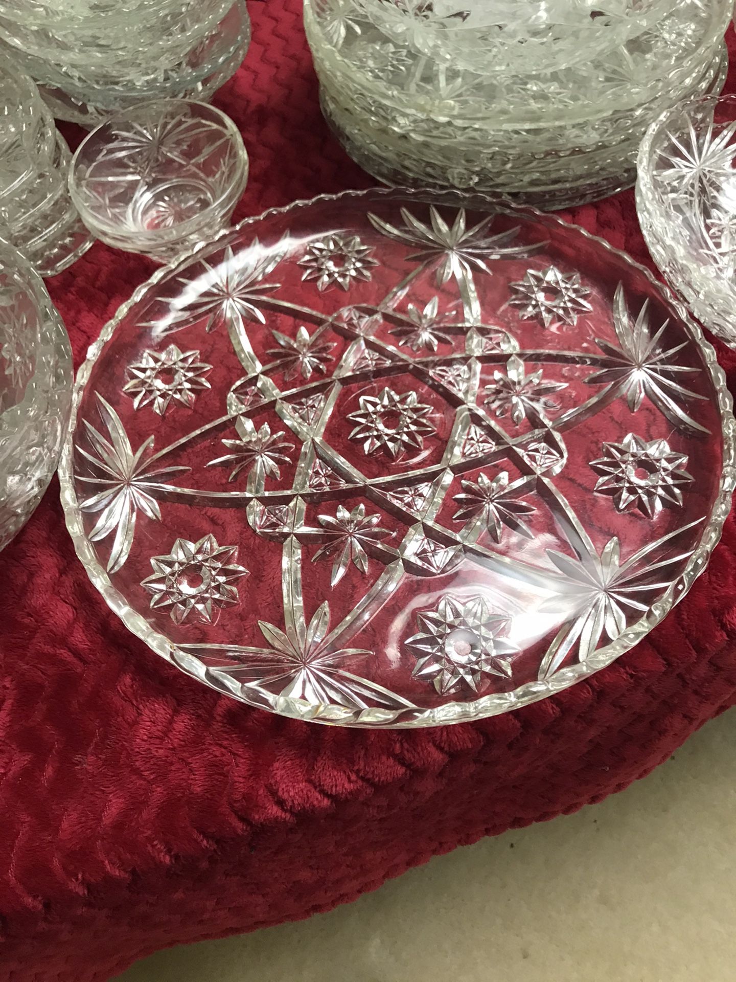 Star Of David Vintage Glassware