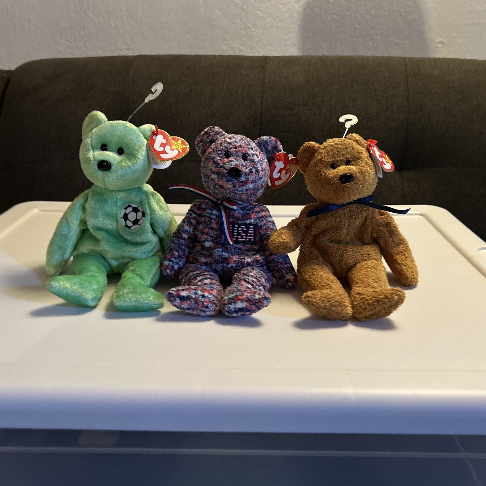 3  TY Beanie Baby Original