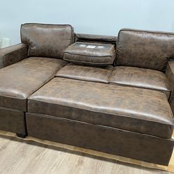 Sleeper Sofa For Only $599 Huge Sale Also Has Storage Chaise And Drop Down Console 
