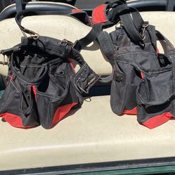 Blackthorn Nail Pouch With Suspenders .