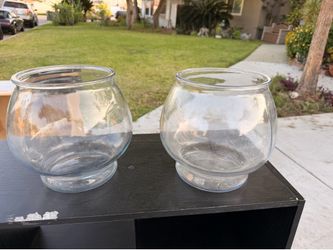 Anchor Hocking Footed Glass Round 1 gal. Fish Bowl