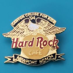 Hard Rock Cafe Newport Beach 1994 Canyon Cruise Pin 