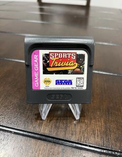 Sports Trivia game for Sega Game Gear cartridge only Authentic