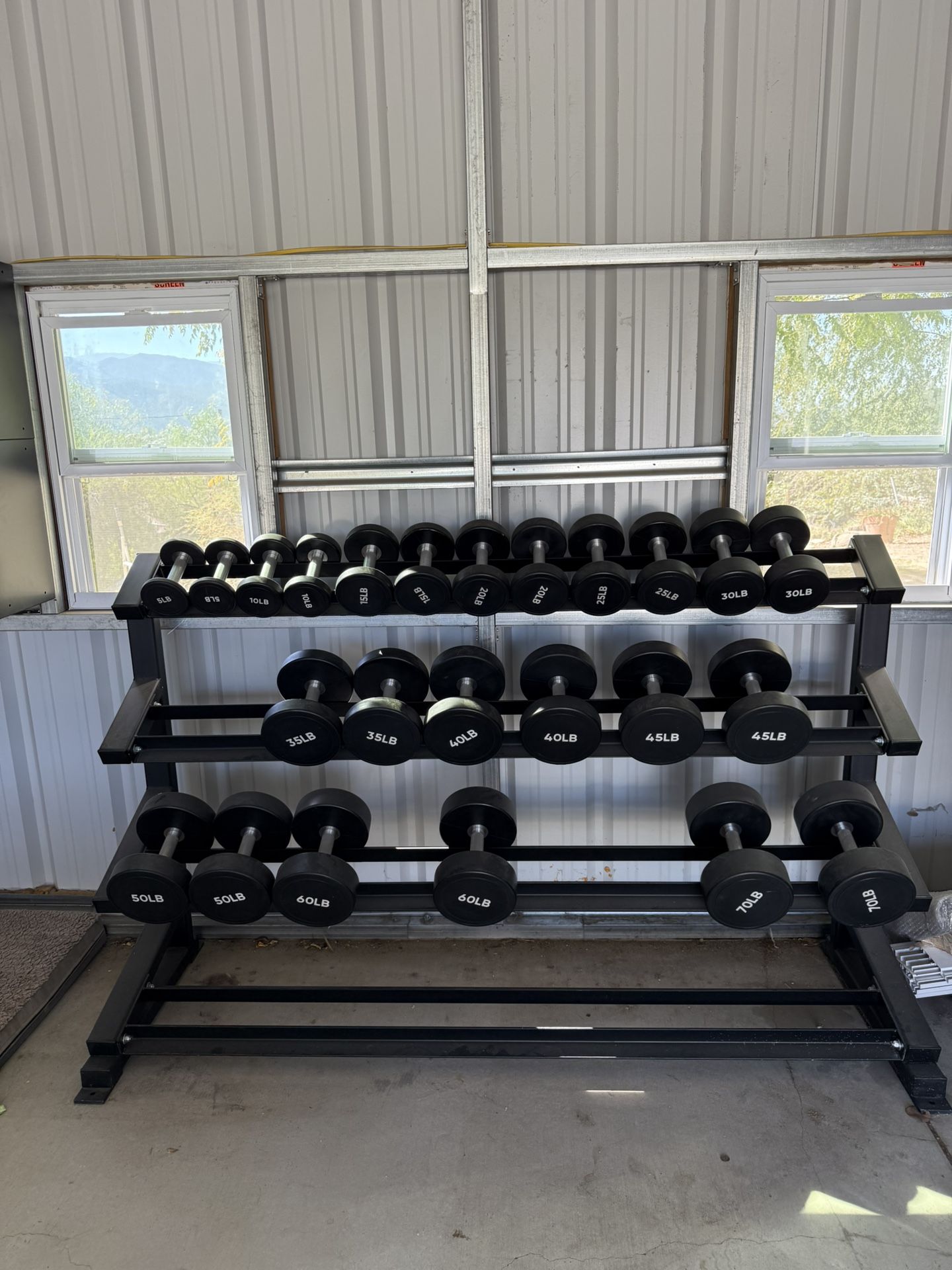 Dumbbells 5-70 Plus Rack