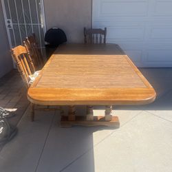 Large Oak Table For 8