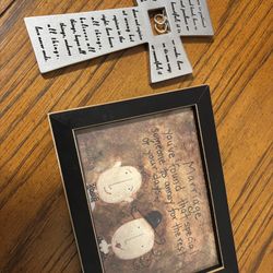 Marriage Wedding Cross Sign