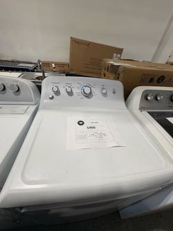 GE White Top-Load Electric Dryer