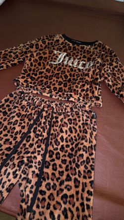 Juicy Couture Leopard Print Two-Piece Set