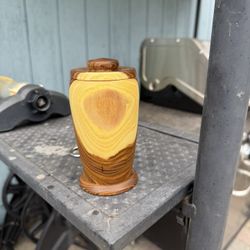 Lathe Turned Walnut Container