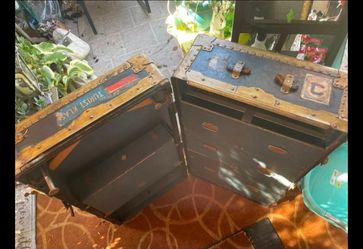 Antique Steamer Trunk –