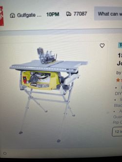 Table saw missing legs