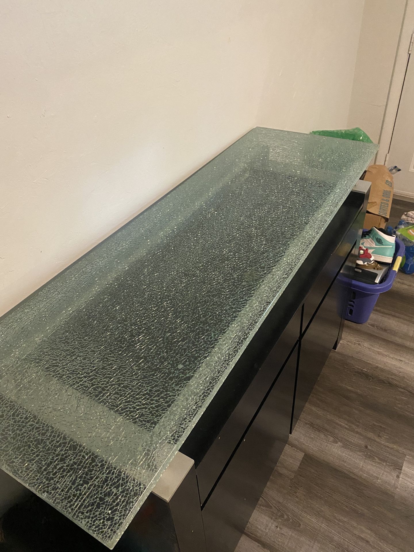 Tempered Glass TV Stand