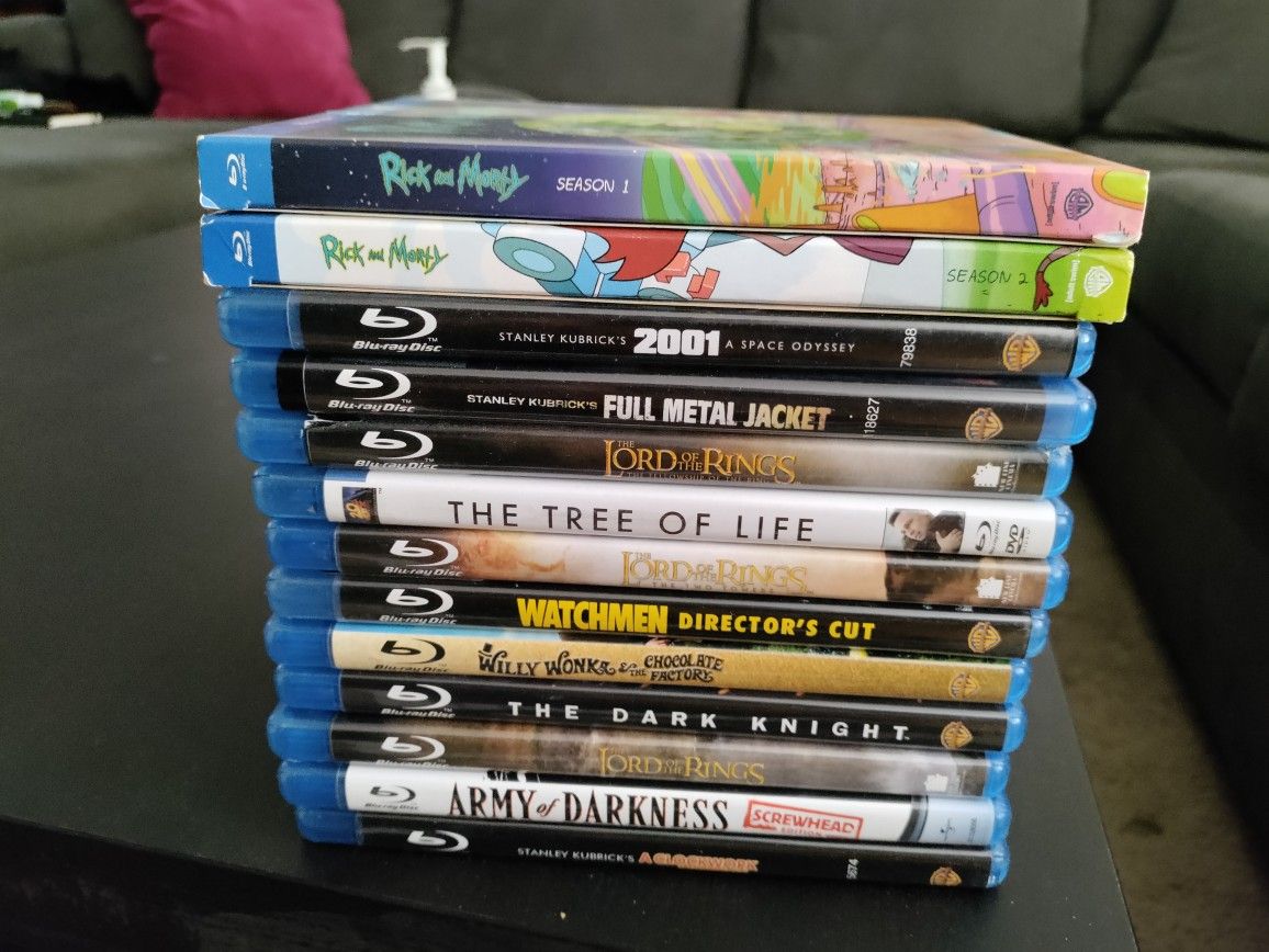 Blu Ray DVDs $5 Each