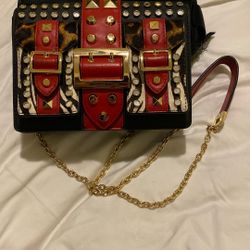 Michael Kors Calf Hair Hayden Crossbody Zebra