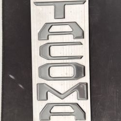 2024 Toyota Tacoma Tailgate Letter Inserts