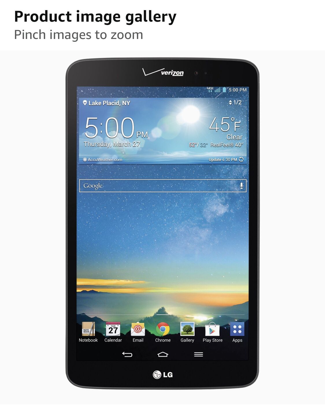 LG G Pad X VK815 8.3" 16GB Wifi + 4G Tablet Black - screen protector