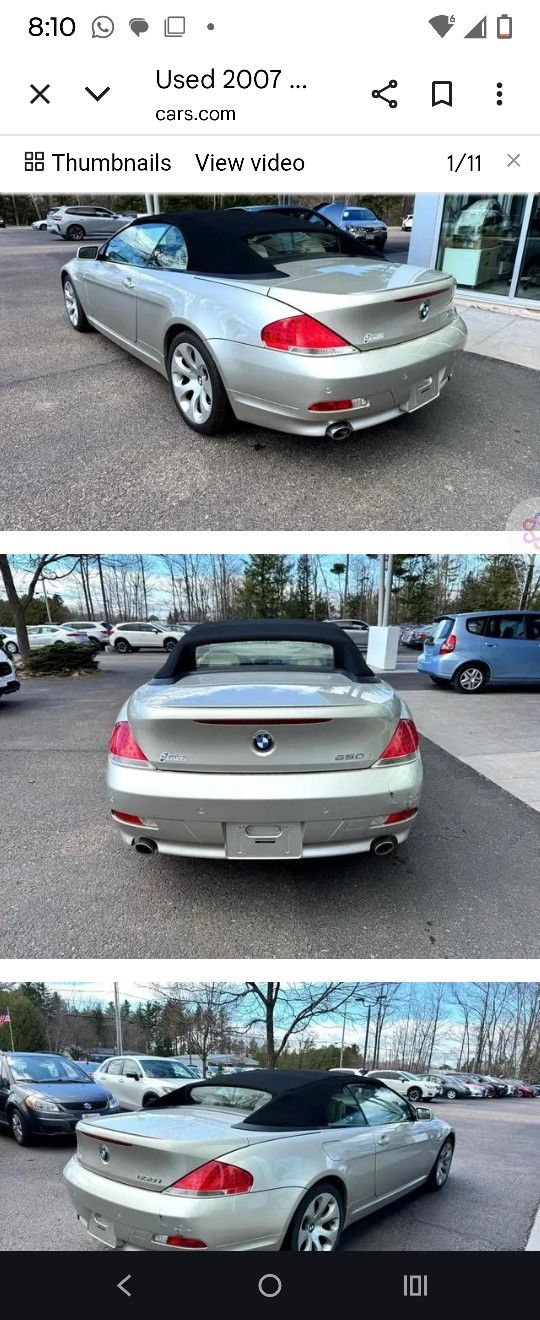 2007 BMW 650i