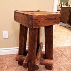 Wooden Bar Stool 