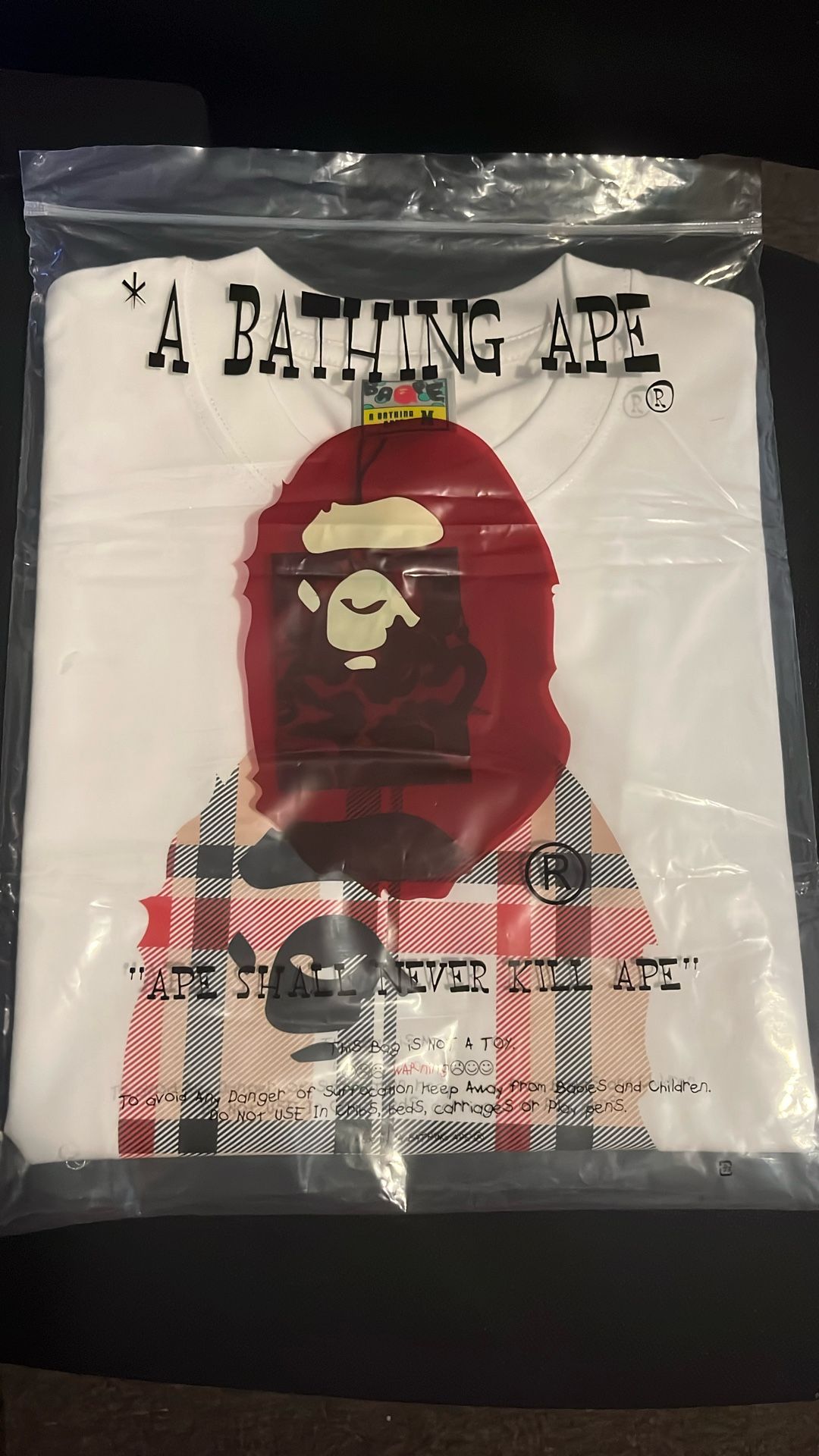 Bape X Burberry Shirt ✅✅