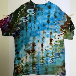 REEF GLITCH 🪸🌀 XXL HANDMADE T-SHIRT