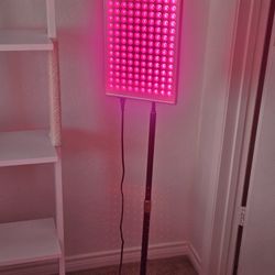 Red Light Therapy for Body/Face, 660nm Red Light & 850nm NIR LED Panel Light w/ Adjustable Stand
