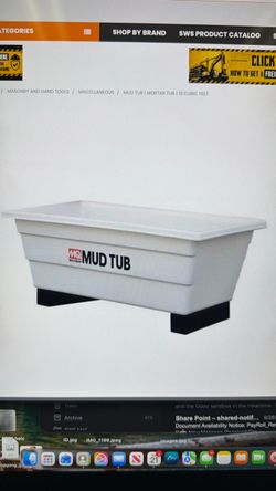 Mud tub