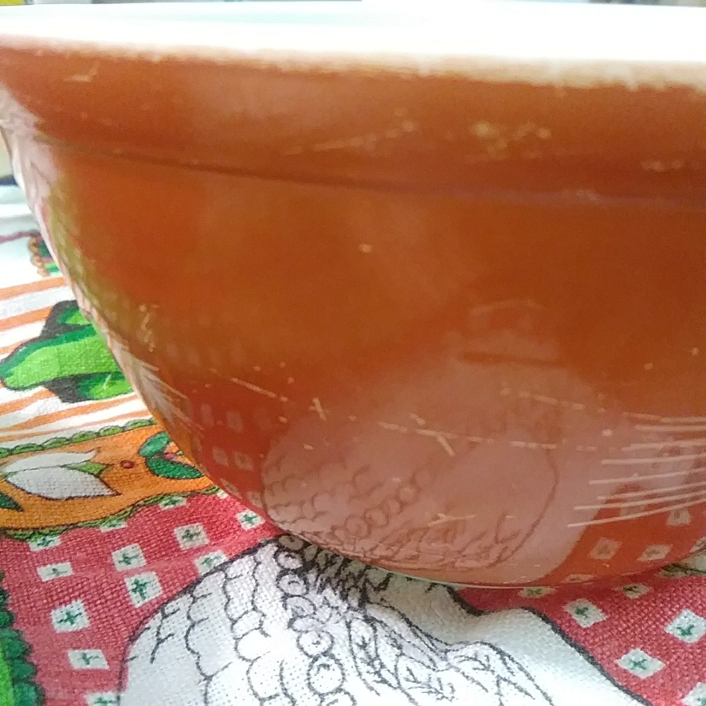 Vintage pyrex Autumn Harvest mixing bowl bowls 401 402