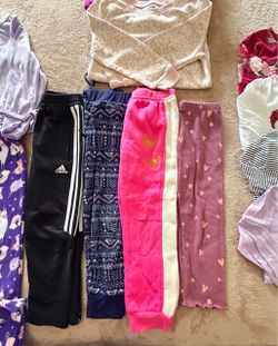 Girls long sleeve clothing and pajama sets