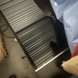 Coffe table With Glass Top And Credenza 