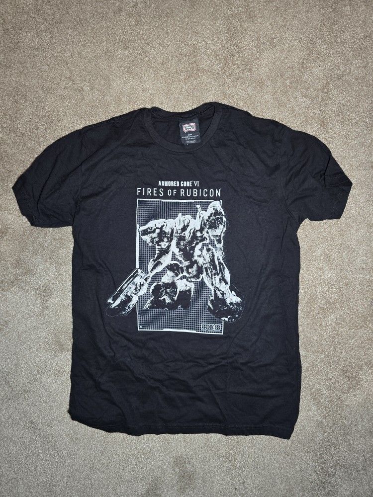 Men's: Large- Armored Core VI Fires of Rubicon Comic-con Promotional T-Shirt