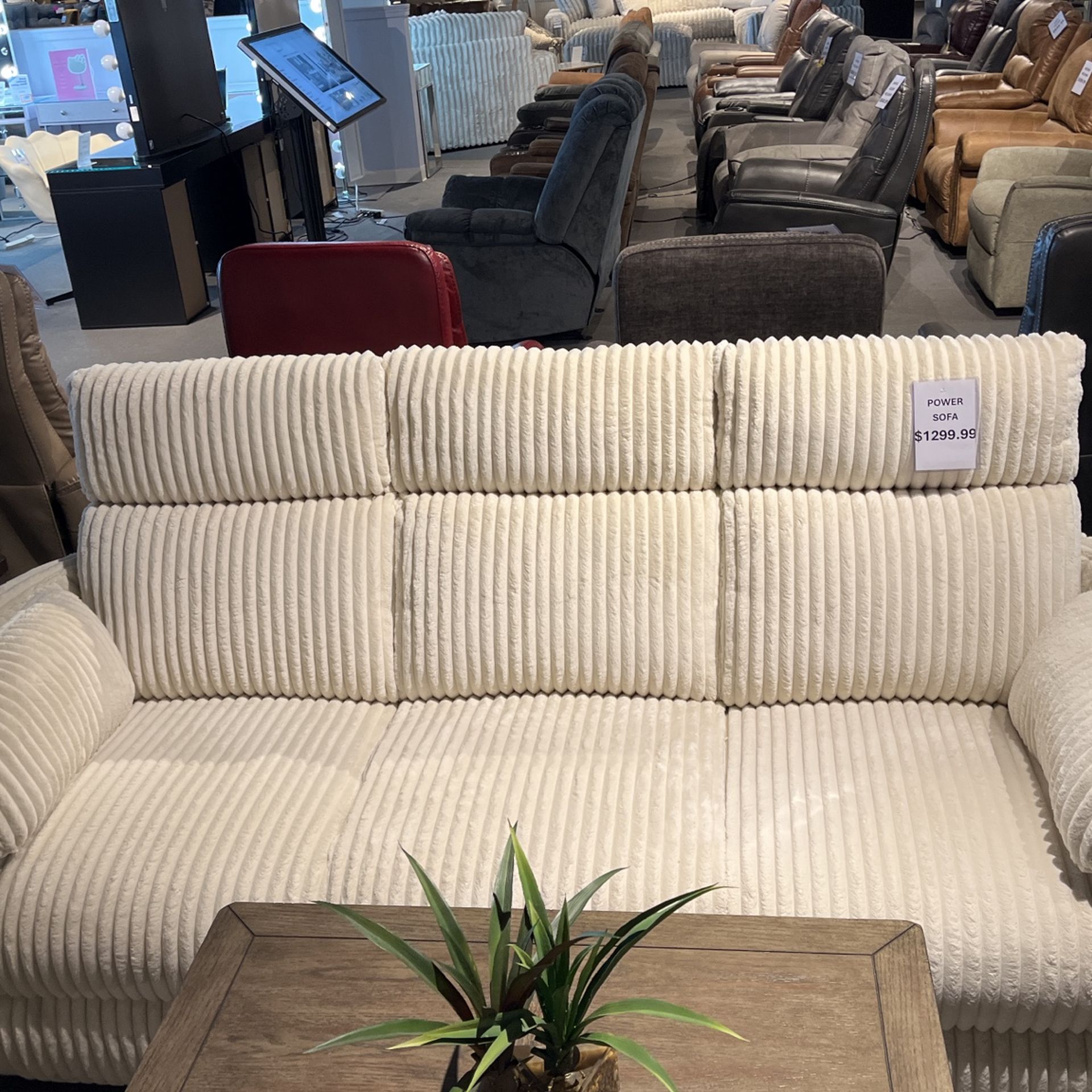 Power, Reclining Sofa And Loveseat