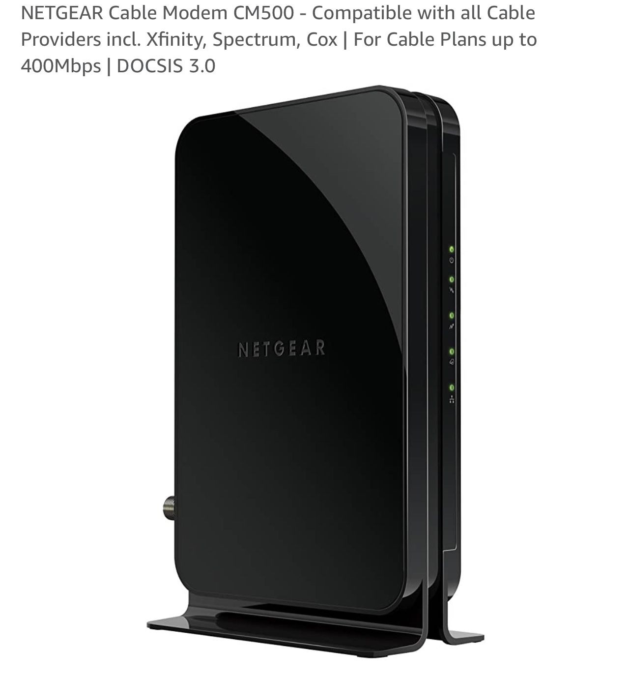 NETGEAR Cable Modem CM500