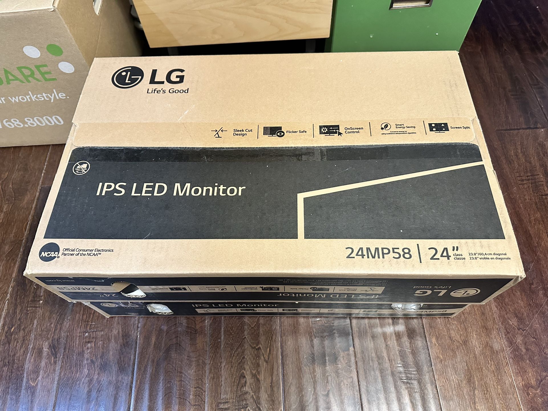 One (1) LG 24" Full HD IPS LED Computer Monitors