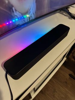 onn 20-inch 2.1-Channel Bluetooth Soundbar with Multicolor LED Lighting,