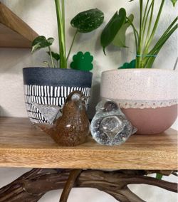 Glass Birds Decor