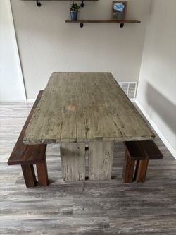 Table and chairs